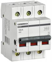 Выключатель нагрузки (мини-рубильник) 3п ВН-32 100А GENERICA IEK MNV15-3-100