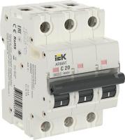 Выключатель автоматический 3п C 20А M06N ARMAT IEK AR-M06N-3-C020